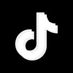 black tiktok logo